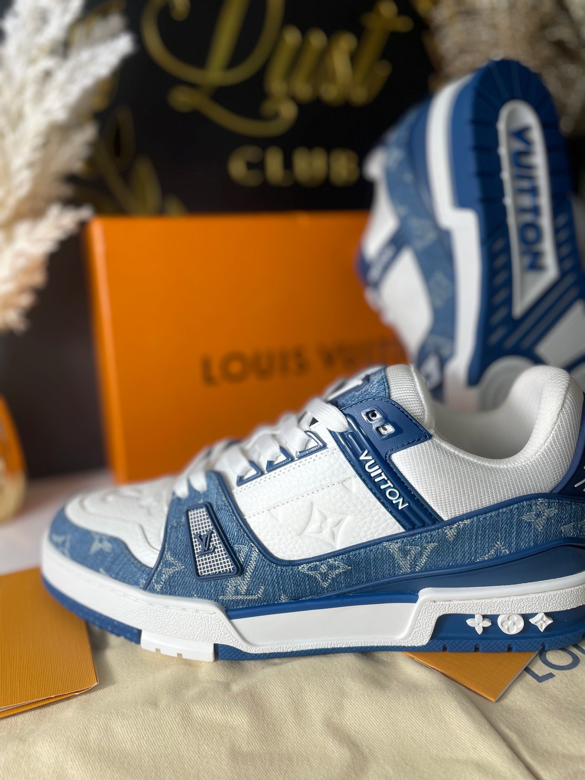 Louis Vuitton Trainer Blue Denin (PRONTA ENTREGA) Tamanho 40 e 41