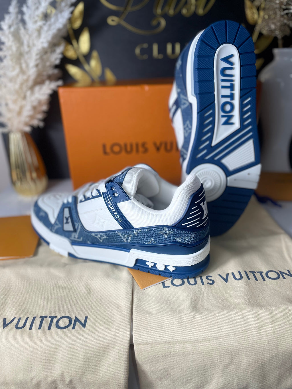 Louis Vuitton Trainer Blue Denin (PRONTA ENTREGA) Tamanho 40 e 41
