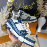 Louis Vuitton Trainer Blue Denin (PRONTA ENTREGA) Tamanho 40 e 41