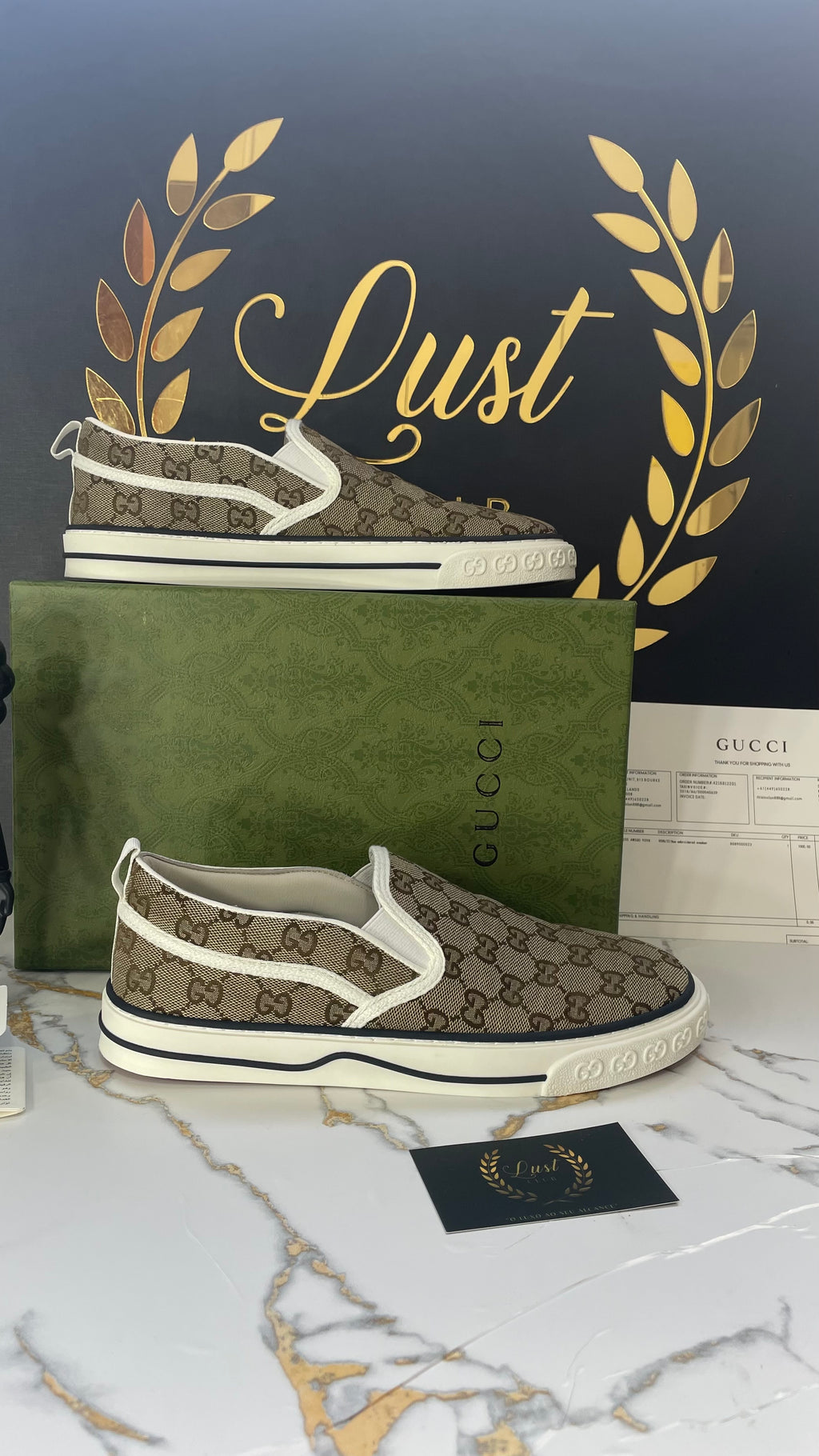 Gucci Slip on GG (Pronta Entrega)Tamanho 38 e 39