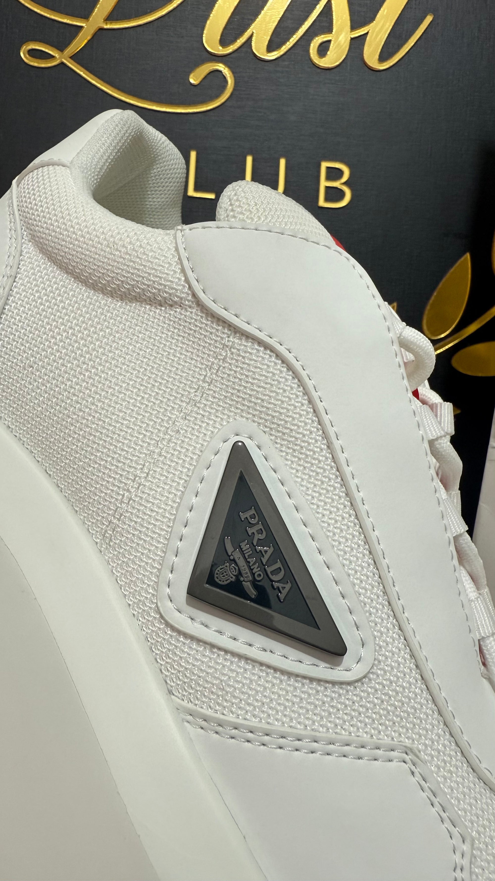 Prada White Red