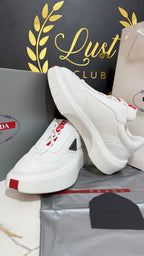 Prada White Red