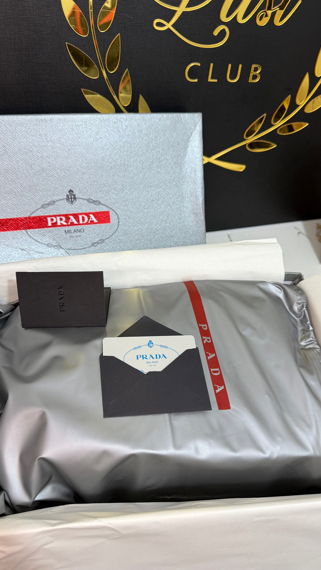 Prada White Red