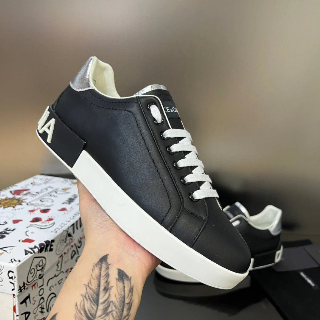 Dolce & Gabbana Portofino Black Silver (PRONTA ENTREGA) Tamanho 41 e 42