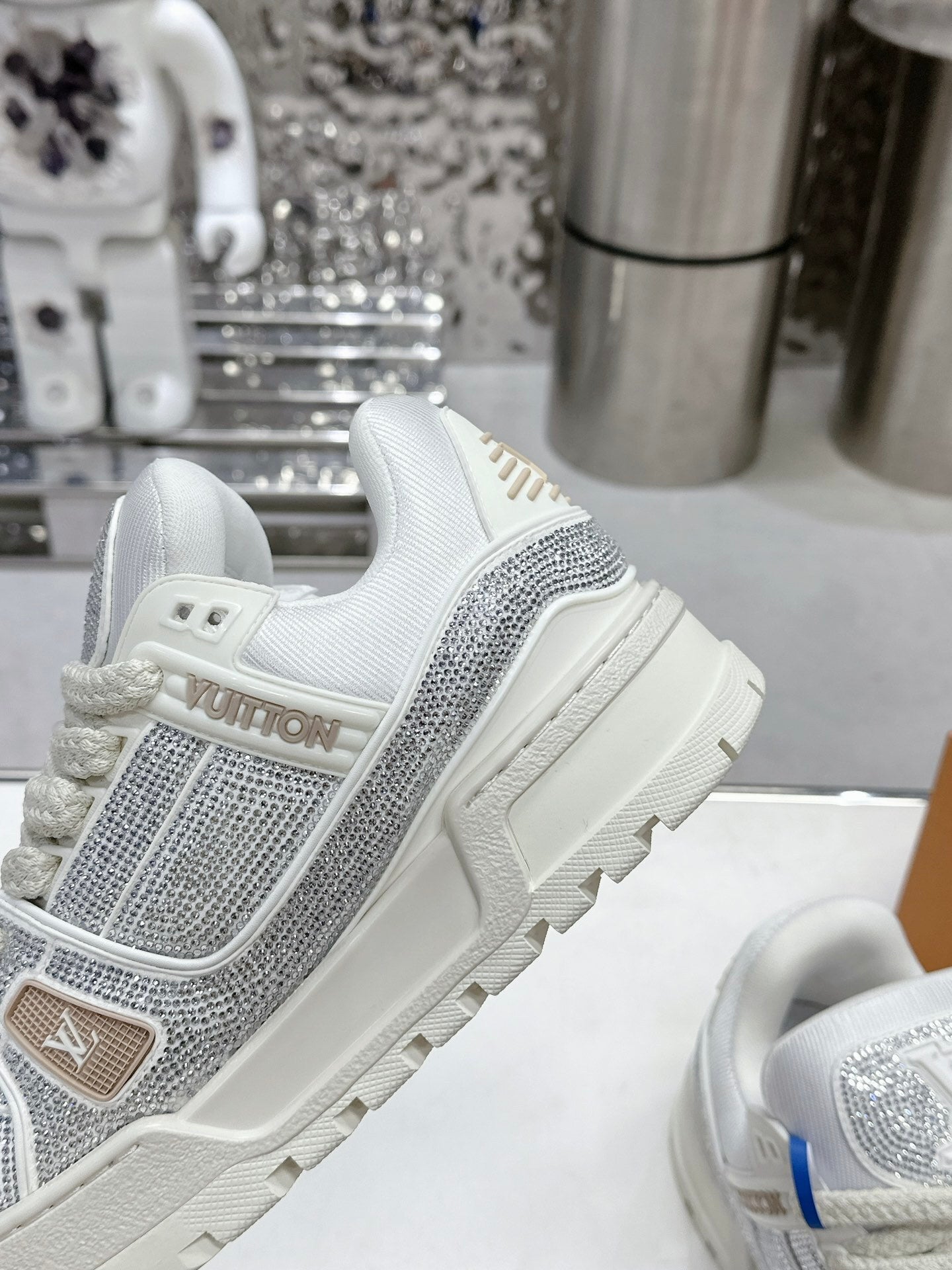 Trainer Maxi White Crystals (Pronta Entrega) Tamanho 41