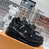 Trainer Maxi Black Crystals