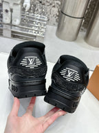 Trainer Maxi Black Crystals
