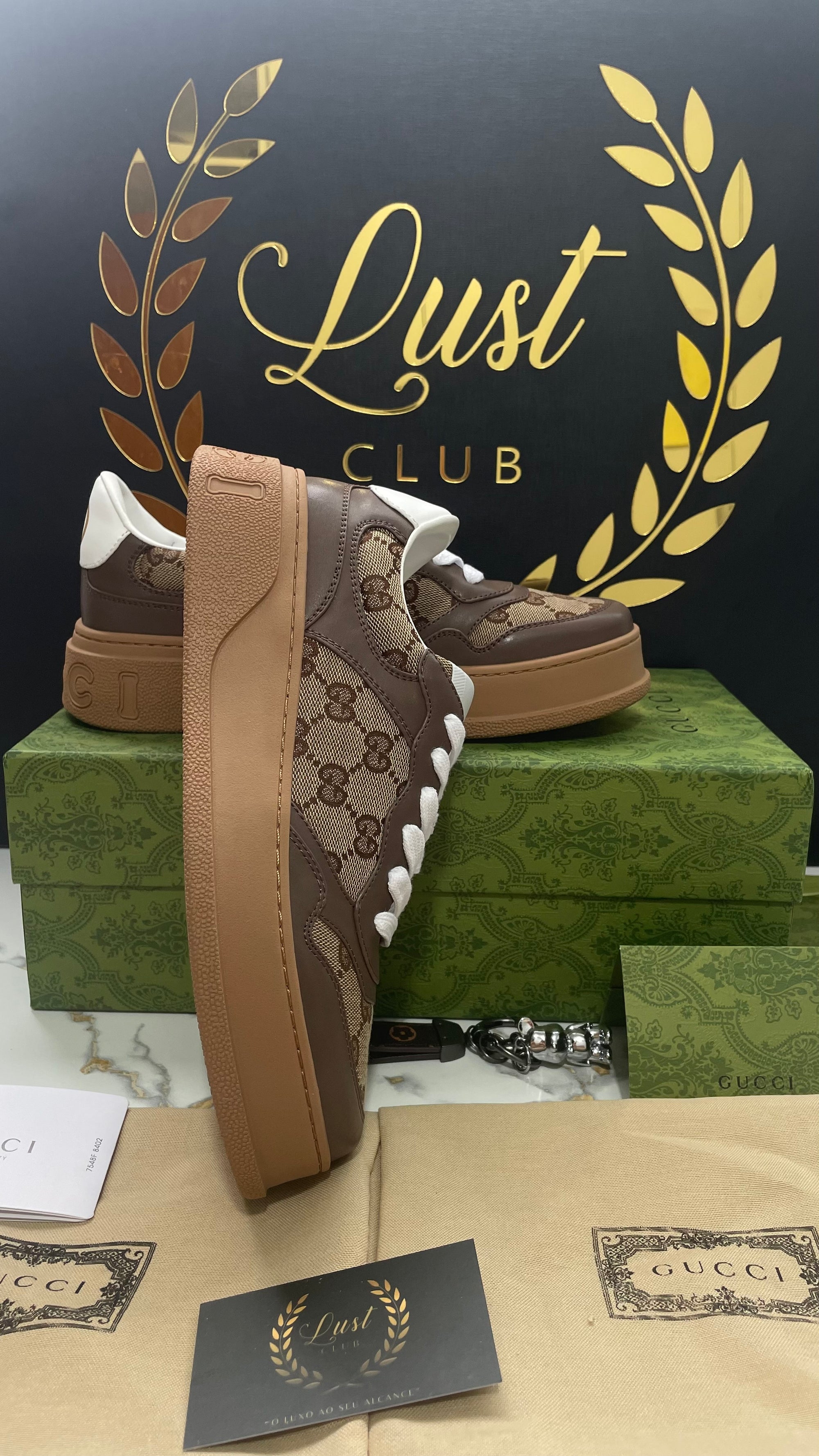 Gucci Supreme Brown (PRONTA ENTREGA) Tamanho 41