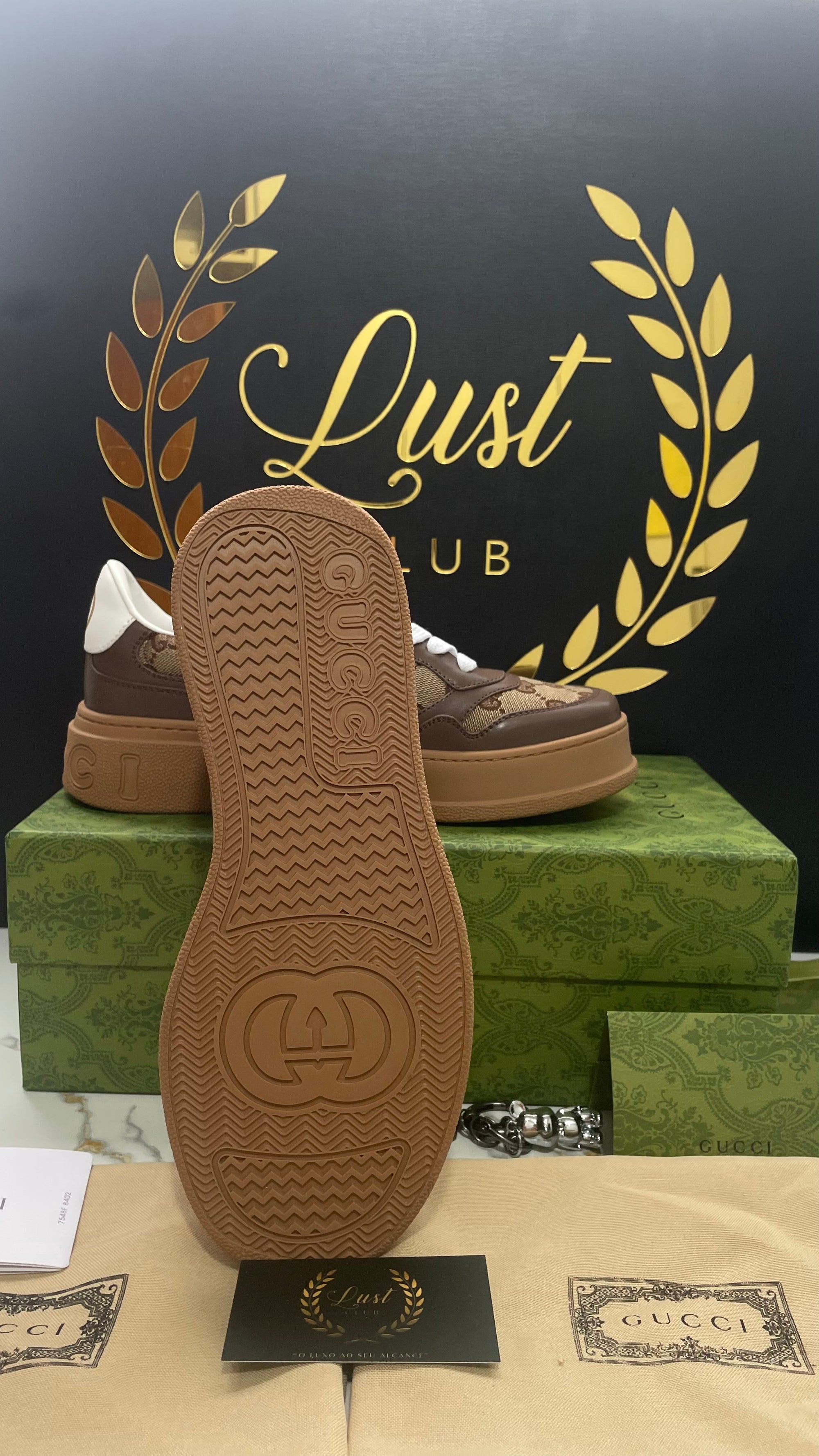 Gucci Supreme Brown (PRONTA ENTREGA) Tamanho 41