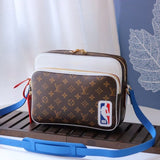 Bag LV X NBA Nil Monogram Antarctica Shoulder Bag