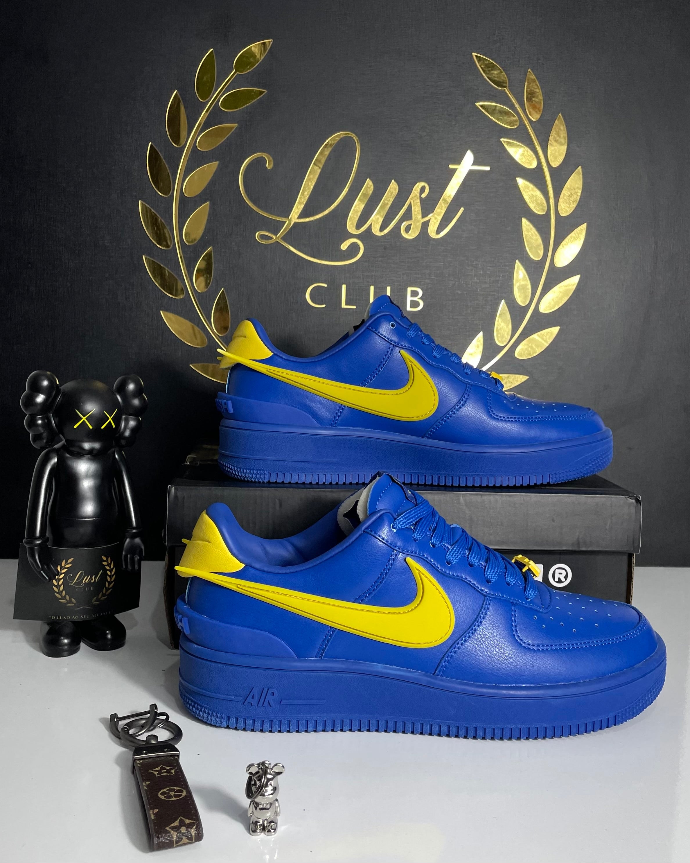 Ambush X Nike Air Force 1 Blue Visitar > Yellow (PRONTA ENTREGA) Tamanho 42