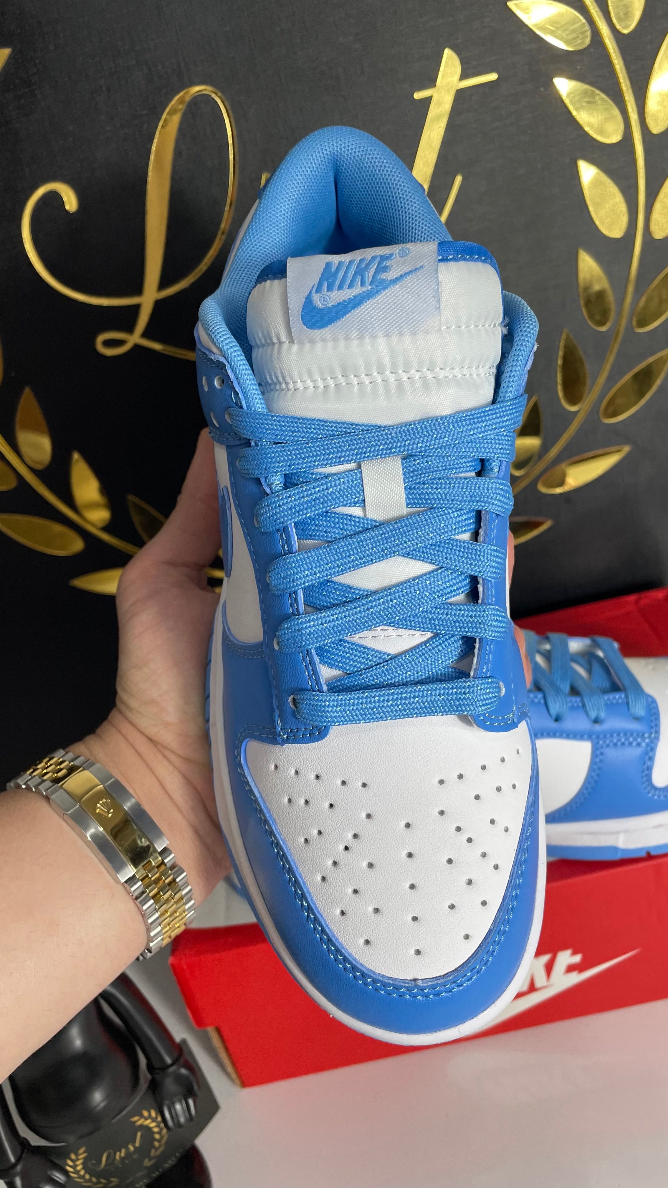 Nike Dunk Low University Blue (PRONTA ENTREGA) Tamanho 34,36