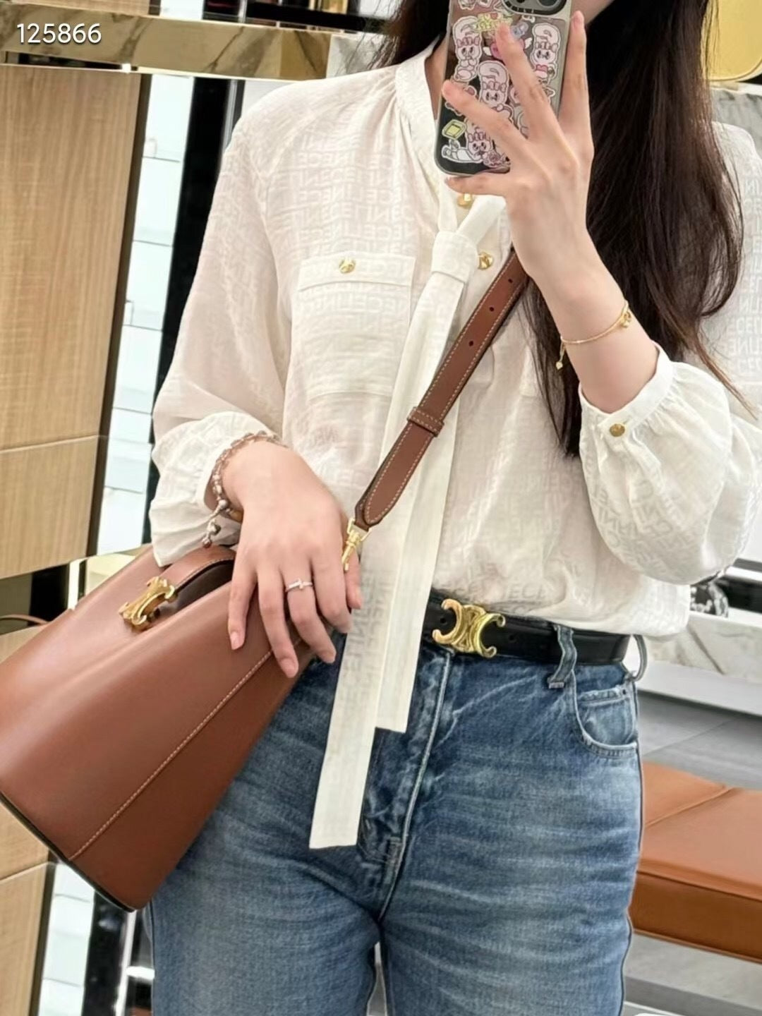 BOLSA CELINE Louise Bucket