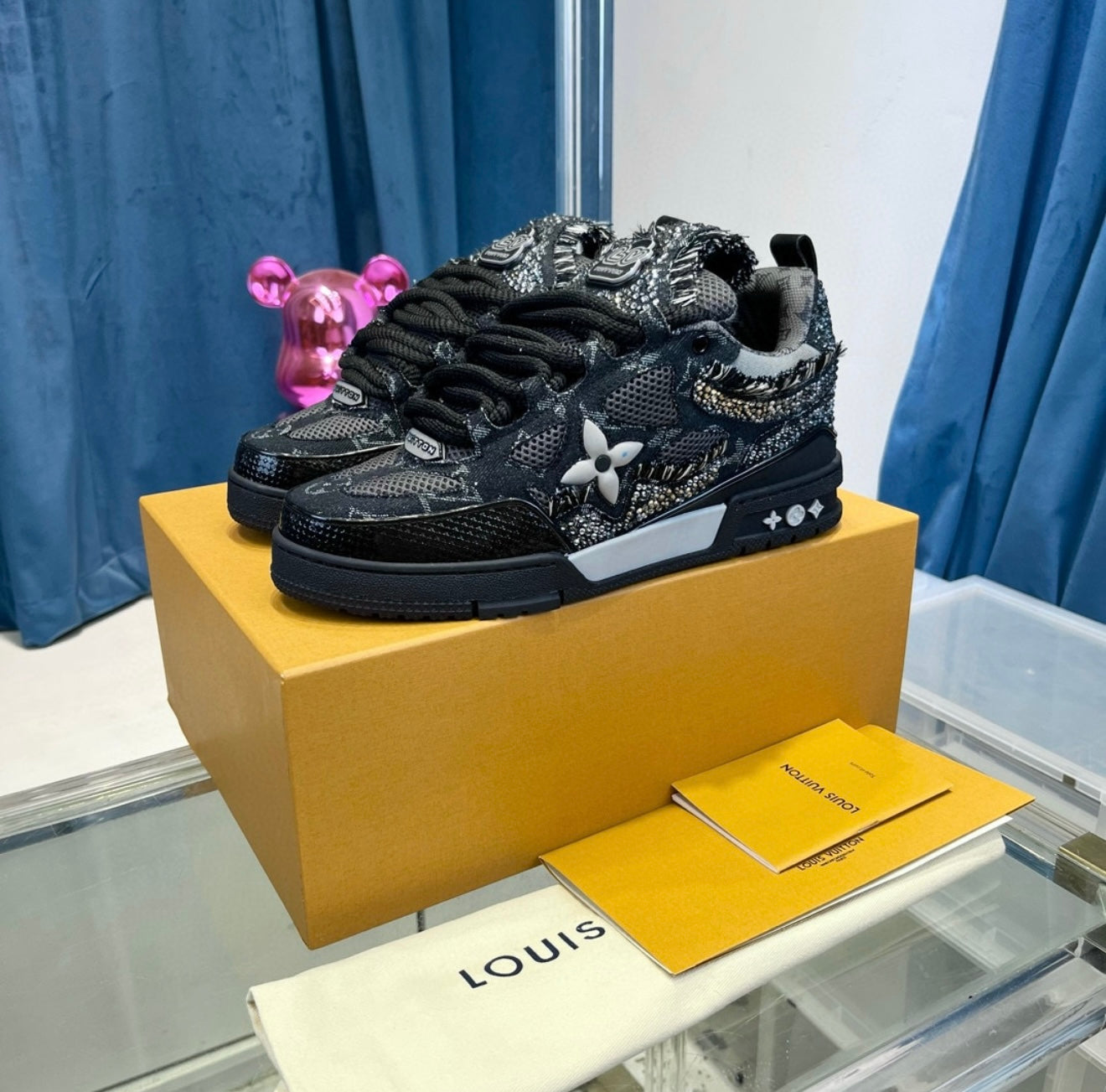 Skate X Swarovsky Black Sneaker