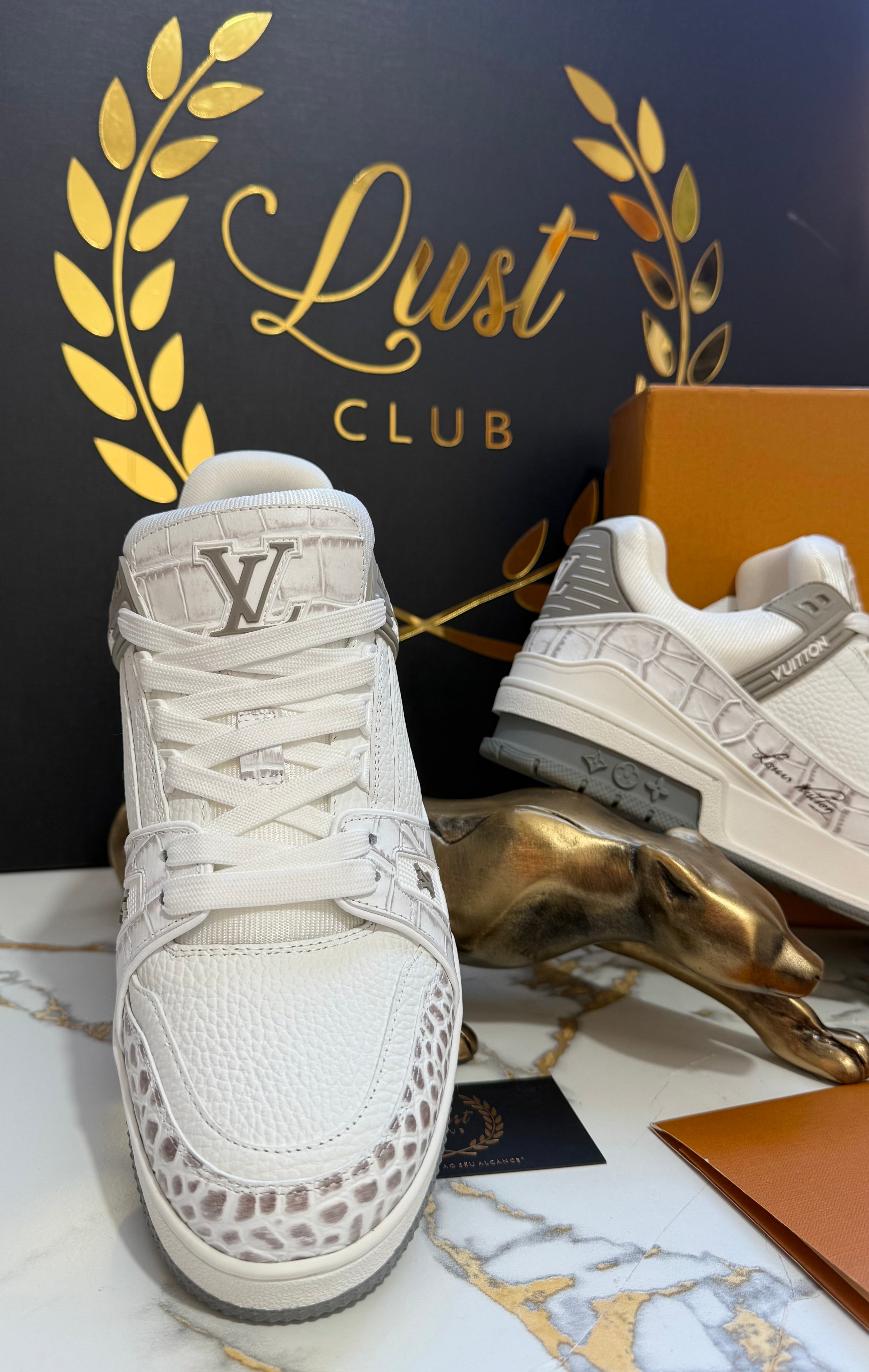 Louis Vuitton Trainer Pele Crocodilo