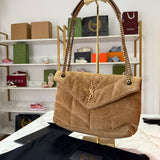Bolsa Puffer Suede