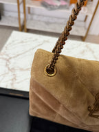 Bolsa Puffer Suede