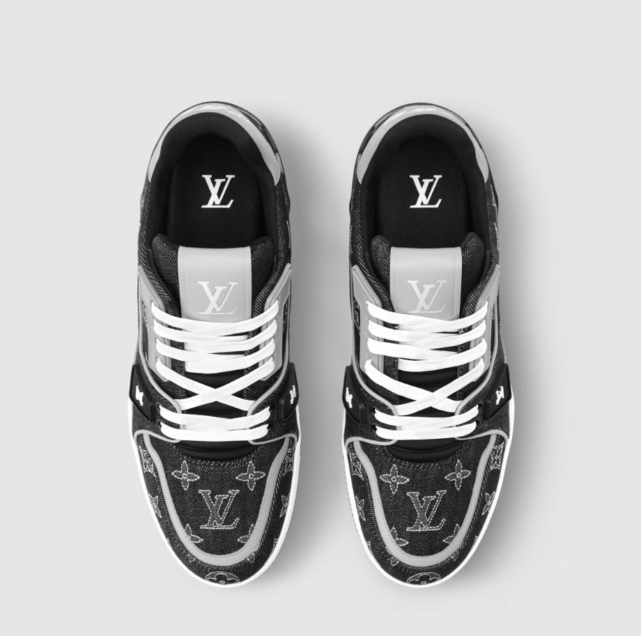 LV Trainer #54 Black Monogram Lançamento