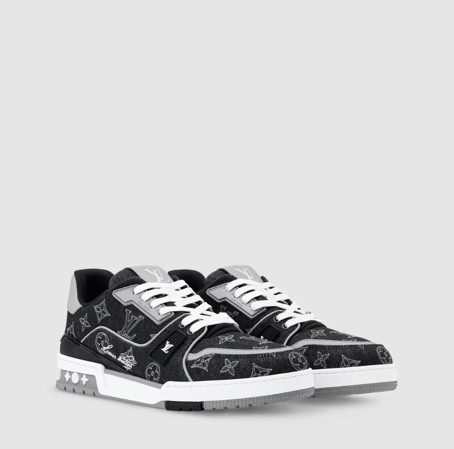 LV Trainer #54 Black Monogram Lançamento