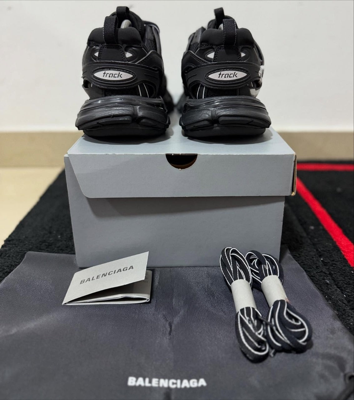 Balenciaga Track All Black White