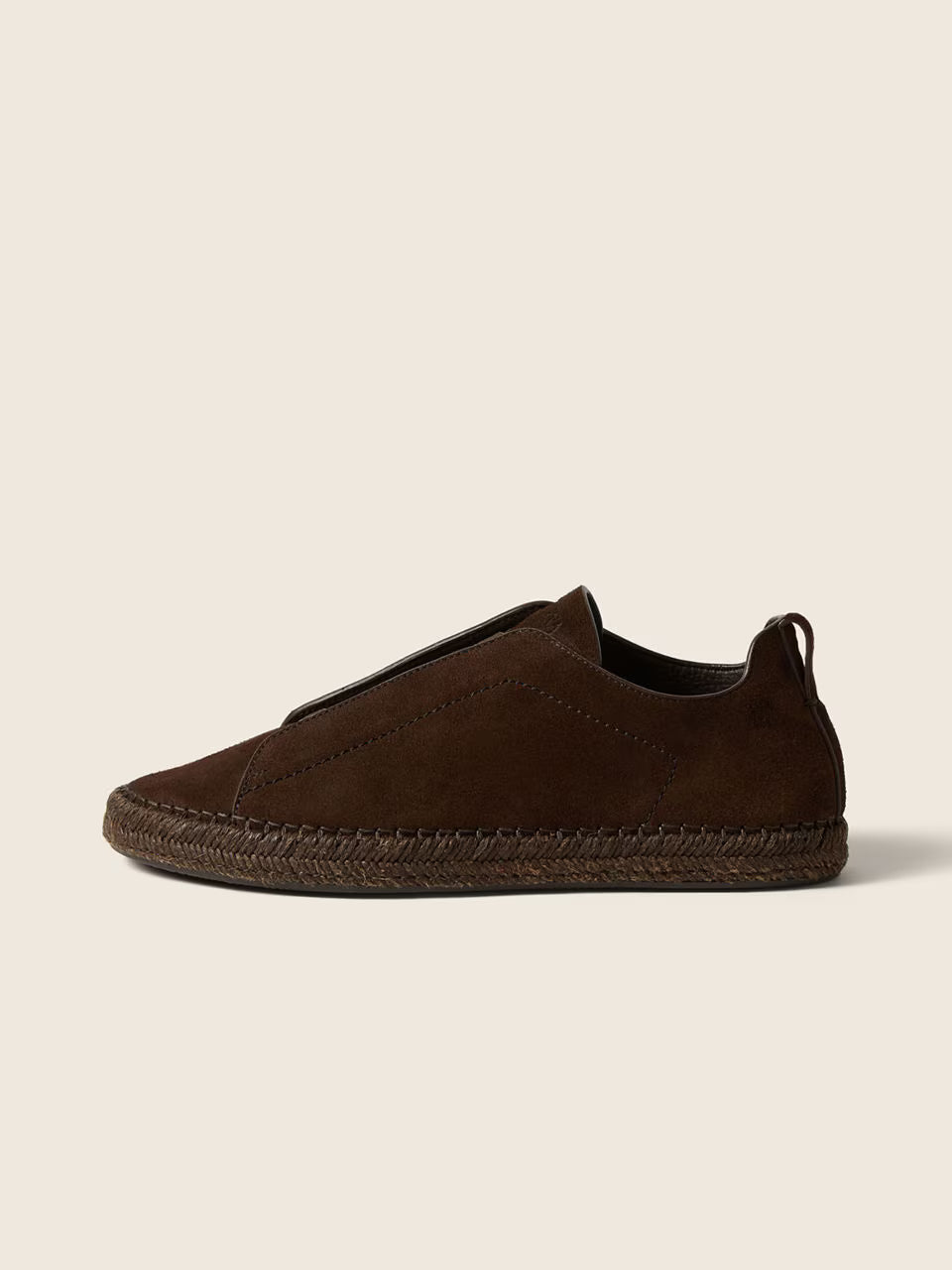 ZEGNA Triple Stitch™ Castanho-escuras em Camurça