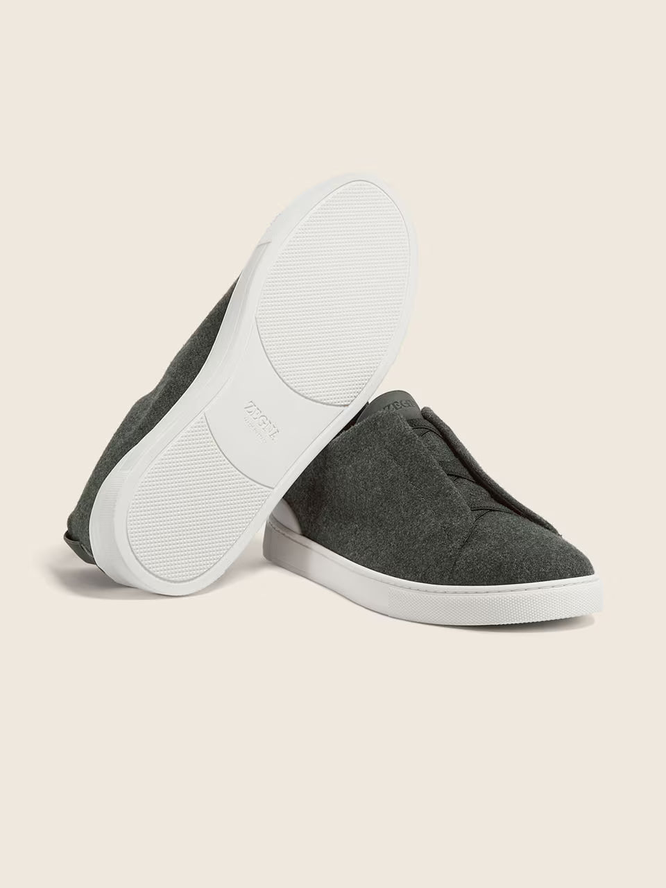 ZEGNA Triple Stitch™ Verde-escuras em Oasi Cashmere