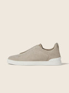 ZEGNA Triple Stitch™ no Tom Cinzento-acastanhado Claro em Oasi Cashmere