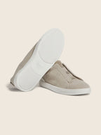 ZEGNA Triple Stitch™ no Tom Cinzento-acastanhado Claro em Oasi Cashmere