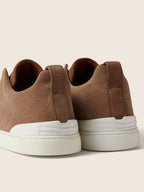 ZEGNA Triple Stitch™ Bege-escuras em Camurça