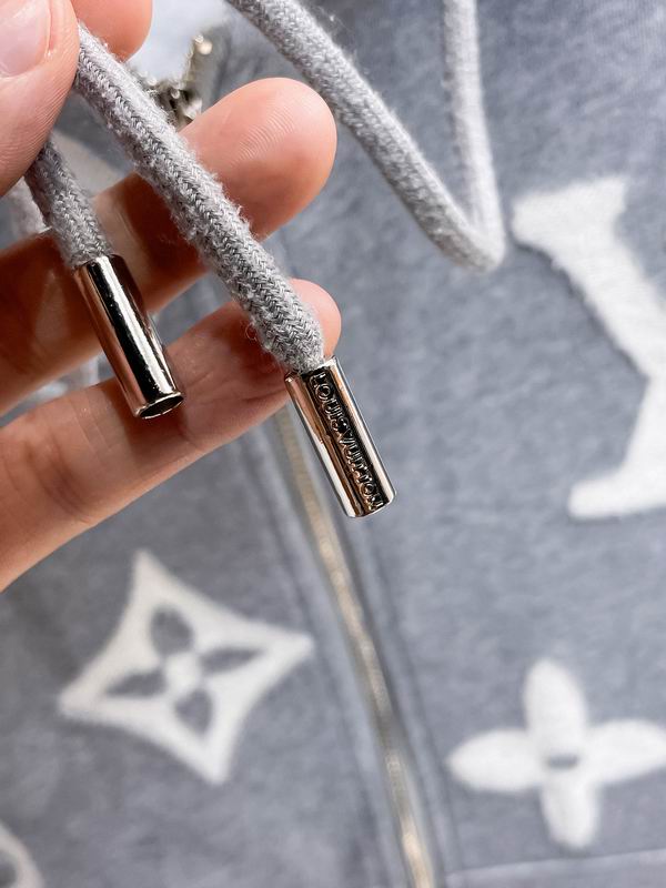 JAQUETA Louis Vuitton Contrast Appliqué Monogram Zip-Up Hoodie