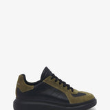 Men's Oversized Retro Sneaker in Blackkhaki