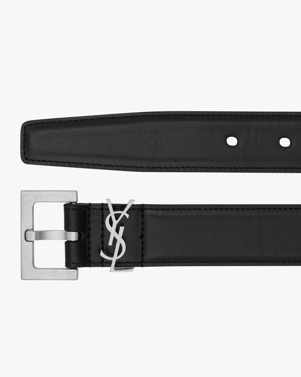 Cinto Yves Saint Laurent  CASSANDRE em couro liso (Pronta Entrega) Tamanho 115