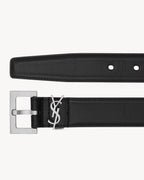 Cinto Yves Saint Laurent  CASSANDRE em couro liso (Pronta Entrega) Tamanho 115