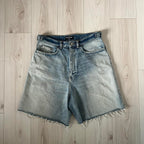 Shorts Balenciaga Jeans Desboted(Pronta Entrega) Tamanho XXG