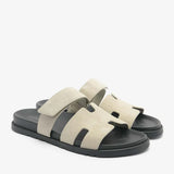 Hermes Chypre Sandal Noir  Black Grey