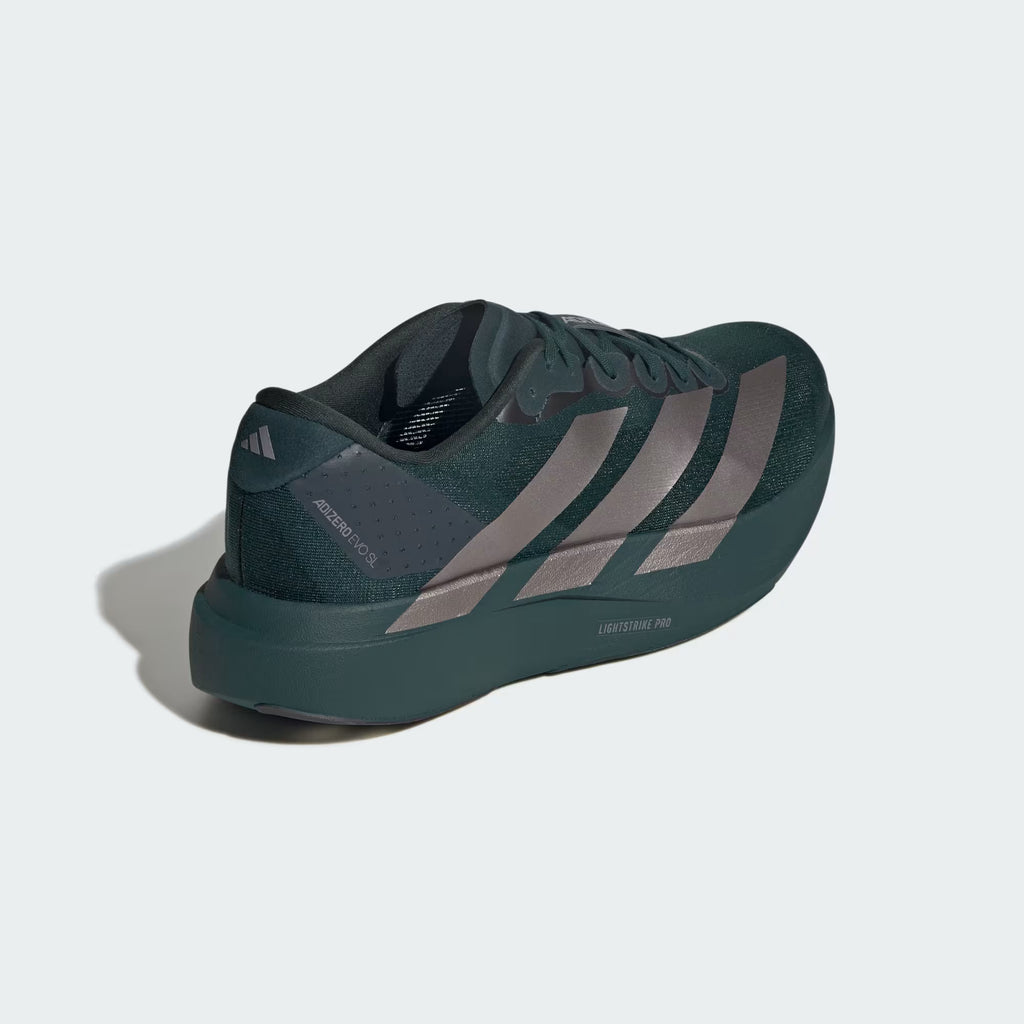 Tênis Adidas Adizero EVO SL Aurora Ivy / Taupe Oxide / Iron Metallic (Pronta Entrega) Tamanho 41