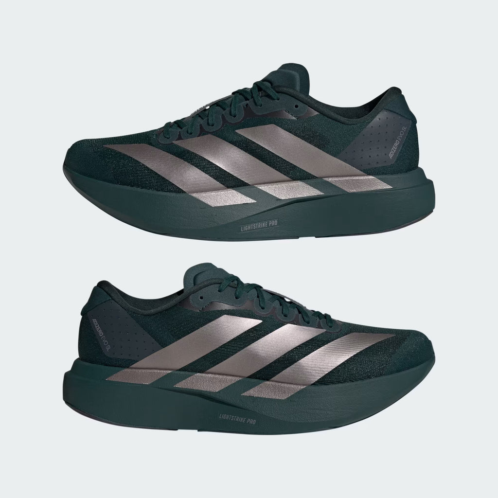 Tênis Adidas Adizero EVO SL Aurora Ivy / Taupe Oxide / Iron Metallic (Pronta Entrega) Tamanho 41