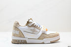 Lv Trainer Beige White Monogram
