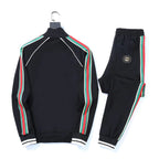 Conjunto Gucci Moletom Listra Green Red