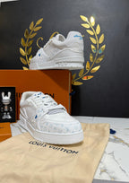 Tenis LV Trainer White Blue Monogram
