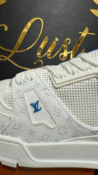 Tenis LV Trainer White Blue Monogram