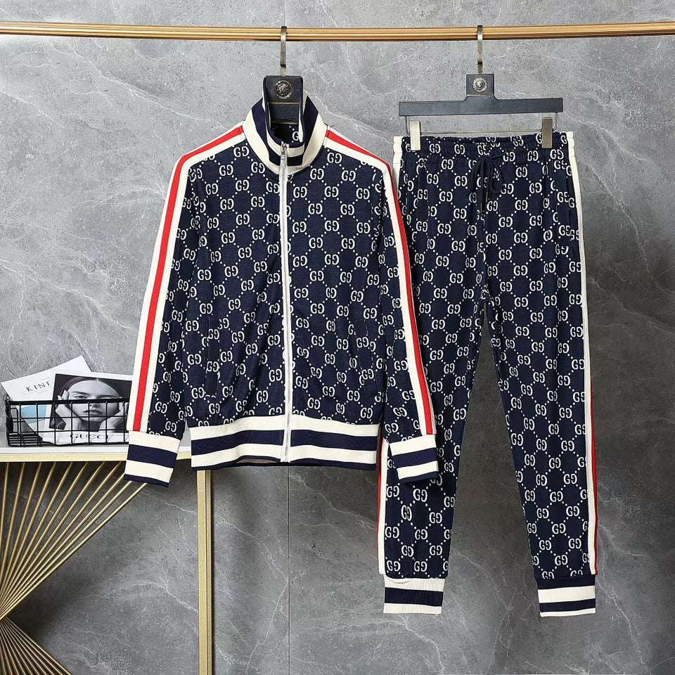 Conjunto Gucci Monogram Blue Marine GG