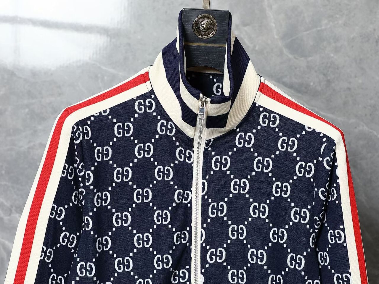 Conjunto Gucci Monogram Blue Marine GG