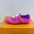 Tênis LV Fuchsia Monogram Brown