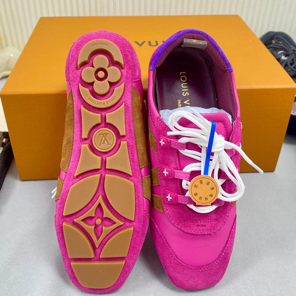Tênis LV Fuchsia Monogram Brown