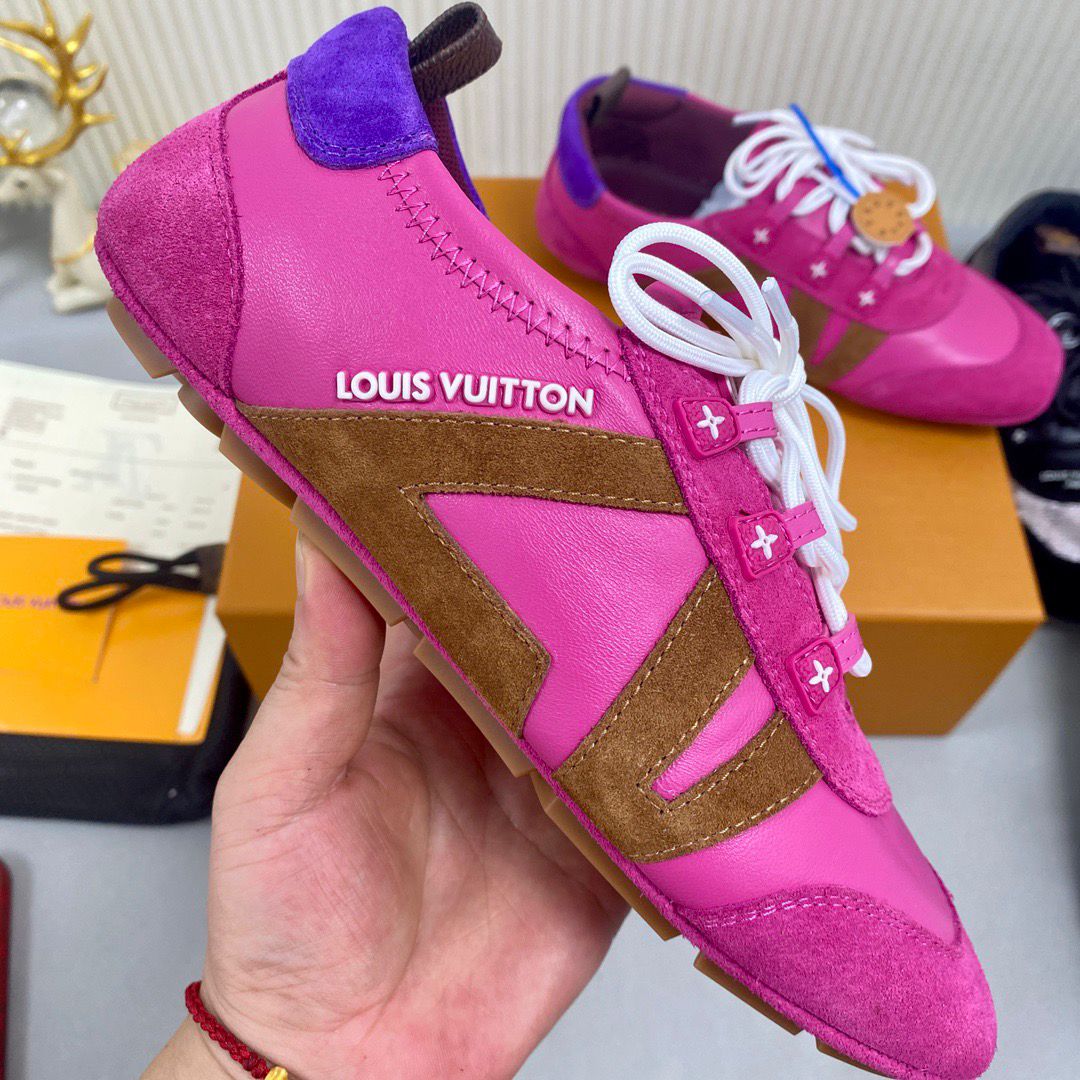 Tênis LV Fuchsia Monogram Brown