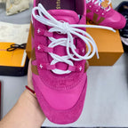 Tênis LV Fuchsia Monogram Brown