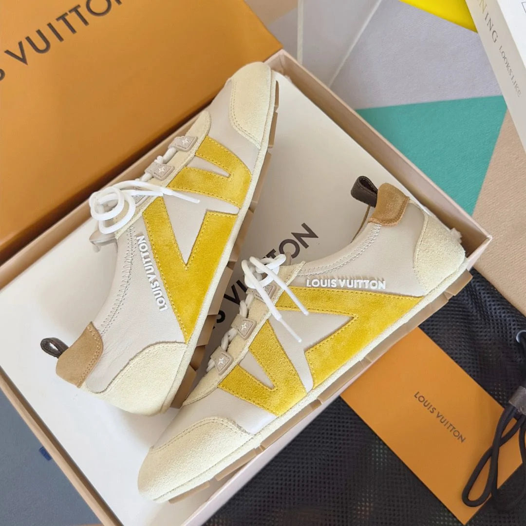 Sneakerina LV Cream Yellow