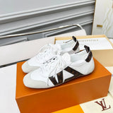 Sneakerina LV White Monogram Brown