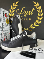 Tenis Dolce & Gabbana Portofino Black Silver (PRONTA ENTREGA) Tamanho 40 e 41